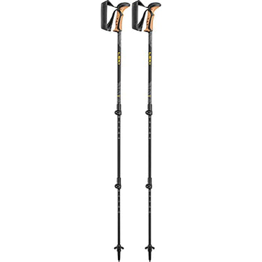 LEKI Khumbu Lite Stöcke, Mango-Dark Anthracite-Black, 100-135cm im Sale